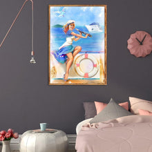 Charger l'image dans la galerie, Caractère - diamant rond complet - 40x30cm