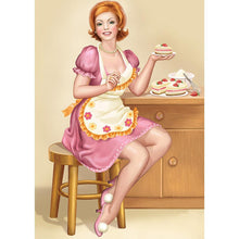 Charger l'image dans la galerie, Caractère - diamant rond complet - 40x30cm