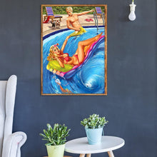 Charger l'image dans la galerie, Caractère - diamant rond complet - 40x30cm