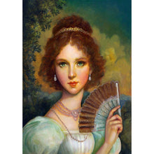 Charger l'image dans la galerie, Caractère - diamant rond complet - 40x30cm