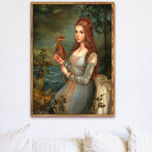 Charger l'image dans la galerie, Caractère - diamant rond complet - 40x30cm