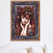 Charger l'image dans la galerie, Caractère - diamant rond complet - 40x30cm