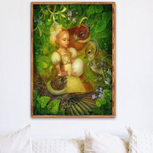 Charger l'image dans la galerie, Caractère - diamant rond complet - 40x30cm