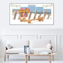 Charger l'image dans la galerie, Plage 5pcs - diamant rond complet - 95x45cm