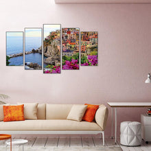 Charger l'image dans la galerie, 5pcs bord de mer - diamant rond complet - 95x45cm