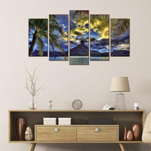 Charger l'image dans la galerie, Chaîne de montagnes 5pcs - diamant rond complet - 95x45cm