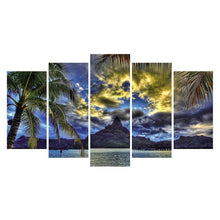 Charger l'image dans la galerie, Chaîne de montagnes 5pcs - diamant rond complet - 95x45cm