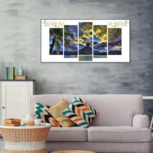 Charger l'image dans la galerie, Chaîne de montagnes 5pcs - diamant rond complet - 95x45cm