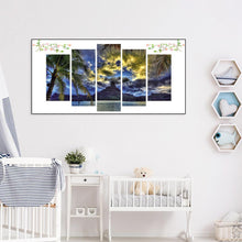 Charger l'image dans la galerie, Chaîne de montagnes 5pcs - diamant rond complet - 95x45cm