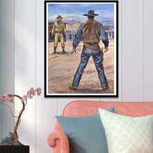 Charger l'image dans la galerie, Cowboy - diamant rond complet - 30x40cm