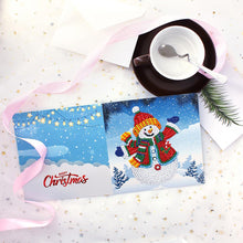 Charger l'image dans la galerie, 8pcs/set Cartes de voeux de Noël Peinture au diamant