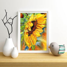 Charger l'image dans la galerie, Tournesol - diamant rond complet - 30x40cm