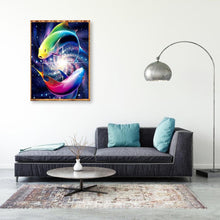 Charger l'image dans la galerie, Cube magique - diamant rond complet - 40x30cm