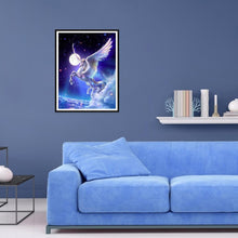 Charger l'image dans la galerie, pour chambre - diamant rond complet - 40x30cm