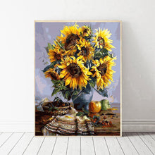 Charger l'image dans la galerie, SunflowerHome - diamant rond complet - 50x40cm