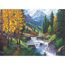 Charger l'image dans la galerie, Paysage - diamant rond complet - 40x30cm