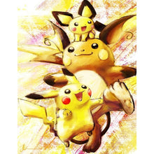 Charger l'image dans la galerie, Pikachu Pokemon - Full Drill BRICOLAGE Diamond Painting