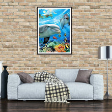 Charger l'image dans la galerie, Tigre - diamant rond complet - 30x40cm