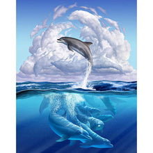 Charger l'image dans la galerie, Tigre - diamant rond complet - 30x40cm