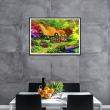 Charger l'image dans la galerie, Maison - diamant rond complet - 30x40cm