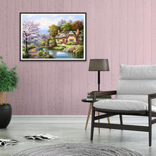 Charger l'image dans la galerie, Maison - diamant rond complet - 30x40cm