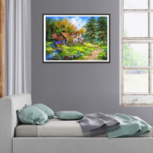 Charger l'image dans la galerie, Maison - diamant rond complet - 30x40cm