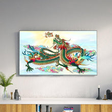 Charger l'image dans la galerie, Dragon chinois - diamant rond complet - 40x60cm