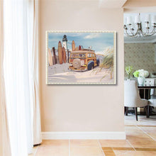 Charger l'image dans la galerie, Paysage de voiture - diamant rond complet - 40x30cm