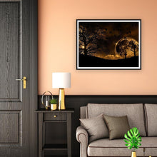 Charger l'image dans la galerie, Paysage lunaire - diamant rond complet - 40x30cm