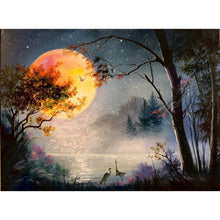 Charger l'image dans la galerie, Paysage lunaire - diamant rond complet - 40x30cm