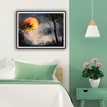 Charger l'image dans la galerie, Paysage lunaire - diamant rond complet - 40x30cm