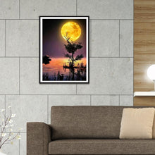 Charger l'image dans la galerie, Paysage de lune - diamant rond plein - 40x30cm