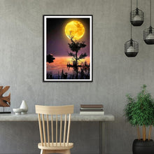 Charger l'image dans la galerie, Paysage de lune - diamant rond plein - 40x30cm