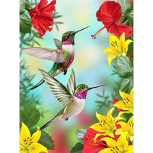 Charger l'image dans la galerie, Fleurs - diamant rond complet - 30x40cm