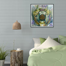 Charger l'image dans la galerie, Grenouille - diamant rond complet - 30x30cm