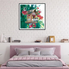 Charger l'image dans la galerie, Oiseau - diamant rond complet - 30x30cm