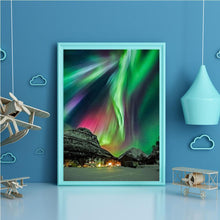 Charger l'image dans la galerie, Aurora paysage - diamant rond complet - 40x30cm
