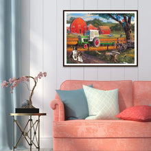 Charger l'image dans la galerie, Paysage rural - diamant rond complet - 40x30cm