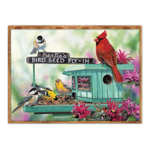 Charger l'image dans la galerie, Oiseau de fleur - diamant rond complet - 40x30cm