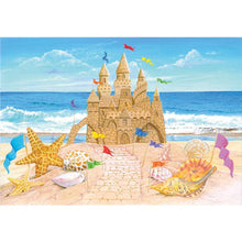 Charger l'image dans la galerie, Plage d’océan - diamant rond complet - 30x40cm