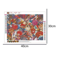 Charger l'image dans la galerie, Plage d’océan - diamant rond complet - 40x30cm