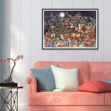 Charger l'image dans la galerie, Père Noël - diamant rond complet - 40x30cm