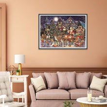 Charger l'image dans la galerie, Père Noël - diamant rond complet - 40x30cm