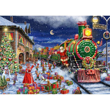 Charger l'image dans la galerie, Père Noël - diamant rond complet - 40x30cm