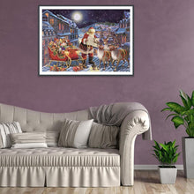 Charger l'image dans la galerie, Père Noël - diamant rond complet - 40x30cm