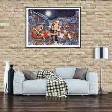 Charger l'image dans la galerie, Père Noël - diamant rond complet - 40x30cm