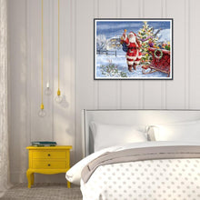 Charger l'image dans la galerie, Père Noël - diamant rond complet - 40x30cm