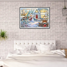 Charger l'image dans la galerie, Père Noël - diamant rond complet - 40x30cm