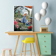 Charger l'image dans la galerie, Alice au pays des merveilles - peinture diamant - 30x40cm