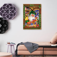 Charger l'image dans la galerie, Animal de père noël - diamant rond complet - 40x30cm